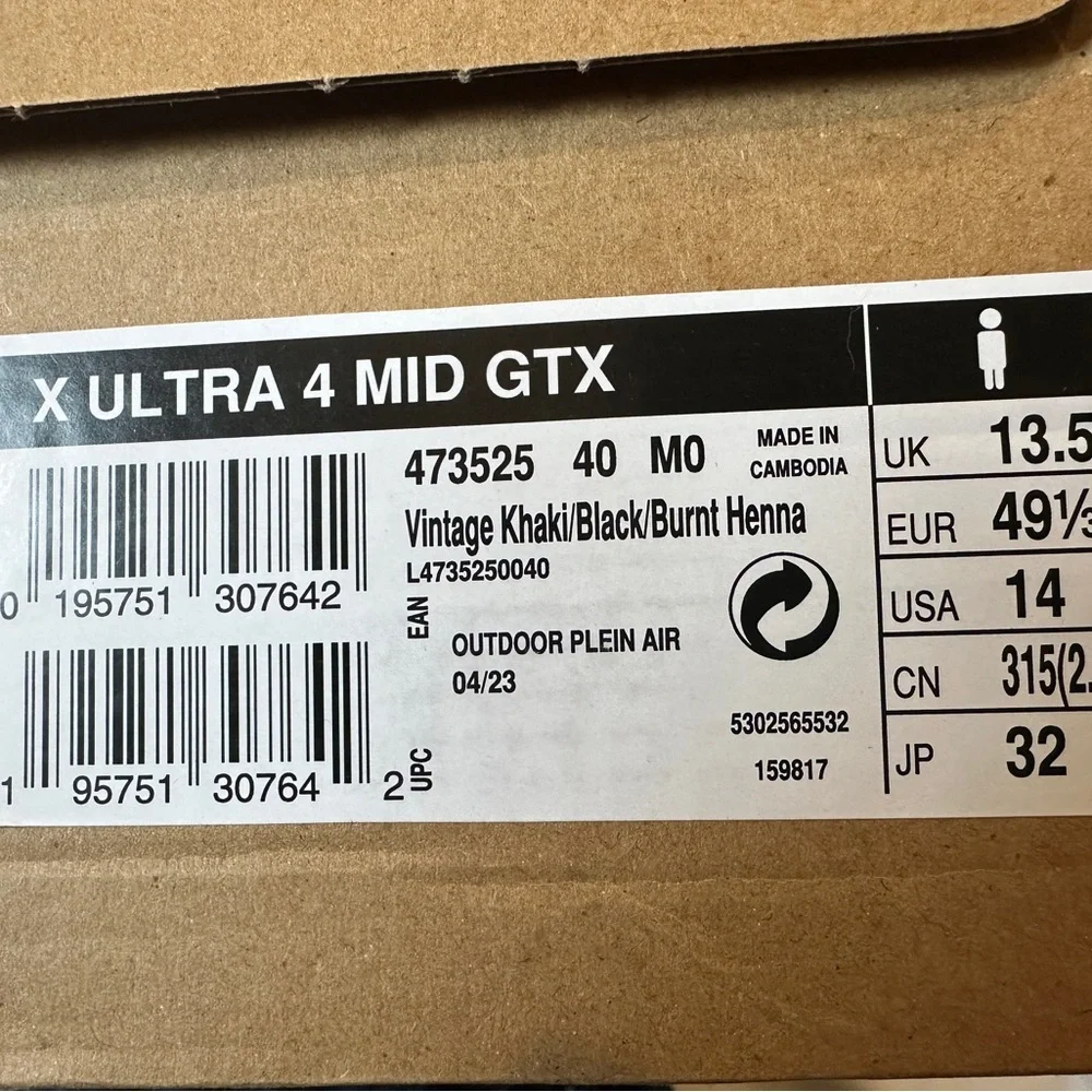 Salomon ADV Gore-Tex Hiking Boots - Tan and Black - Picture 8 of 8